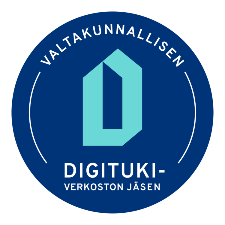 Olemme Digi- ja väestotietoviraston ylläpitämän valtakunnallisen digitukiverkoston jäsen